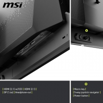 Монітор MSI 26.5" MAG 271QP-QD-X24 2xHDMI, DP, Audio, OLED, 2560x1440, 240Hz, 0.03ms, DCI-P3 99%, AdaptiveSync, HAS, HDR400 9S6-3CD89T-025