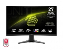 Монітор MSI 27&quot; MAG 27CQ6F 2xHDMI, DP, Audio, VA, 2560x1440, 180Hz, 0.5ms, sRGB 105%, CURVED, AdaptiveSync 9S6-3CD91M-027