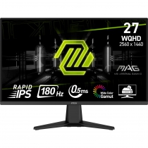 Монітор MSI 27&quot; MAG 275QF 2xHDMI, DP, Audio, IPS, 2560x1440, 180Hz, 0.5ms, sRGB 101%, AdaptiveSync 9S6-3CE21M-022