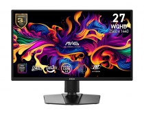 Монітор MSI 26.5" MAG 272QP QD-OLED-X24 2xHDMI, DP, USB-C, Audio, QD-OLED, 2560x1440, 240Hz, 0.03ms, DCI-P3 99%, G-SYNC, FreeSync, Pivot, HDR400 9S6-3CF89A-001