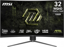 Монитор MSI 31.5" MAG 325CQPF-E18 2xHDMI, DP, Audio, VA, 2560x1440, 180Hz, 0.5ms, sRGB 111%, CURVED, AdaptiveSync, HAS 9S6-3DC14H-201