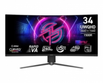 Монітор MSI 34" MPG 346CQRF X24 2xHDMI, DP, USB-C, 2xUSB, VA, 3440x1440, 21:9, 240Hz, 0.5ms, sRGB 110%, CURVED, AdaptiveSync, HAS, HDR400 9S6-3DD94M-001