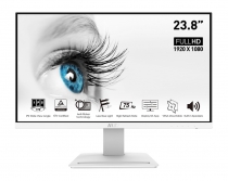 Монітор LCD 23.8" MSI PRO MP243W HDMI, DP, MM, IPS, 75Hz, 100%sRGB, White 9S6-3PB5CH-020