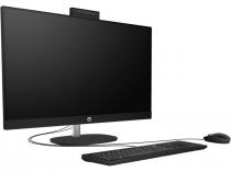 Комп&#39;ютер персональний моноблок HP All-in-One 27" FHD IPS AG, AMD R7-7730U, 16GB, F512GB, UMA, WiFi, кл+м, DOS, чорний A45DXEA