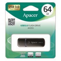 Накопичувач Apacer 64GB USB 3.1 AH355 Black AP64GAH355B-1