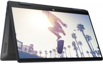 Ноутбук HP Pavilion x360 14-ek2004ua 14" FHD IPS Touch, Intel 5-120U, 16GB, F512GB, UMA, DOS, синий AQ8P2EA