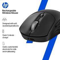 Миша HP 700 Rechargeable, WL/BT, чорний AZ7B0AA
