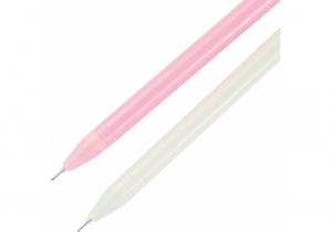 Ручка шариковая гелевая Flamingo двойная, пишет синим, ассорти MAXI BJ20-3N015