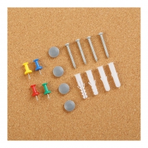 Дошка коркова, 75x100 см, алюмінієва рамка Buromax BM.0050