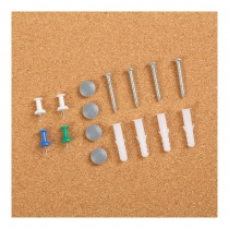 Дошка коркова, 100x150 см, алюмінієва рамка Buromax BM.0051