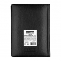 Щоденник недатований BRAVO, A5, чорний, штуч. шкіра/поролон, 336 стор Buromax BM.20020-01