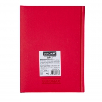 Щоденник недатований GENTLE, A5, червоний, штуч.шкіра/поролон, 336 стор Buromax BM.20090-05