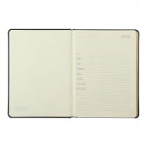 Дневник недатированный VERONA, A5, серый, искусственная кожа/поролон Buromax BM.2015-09