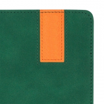 Щоденник недатований VERONA, A5, зелений, штуч. шкіра/поролон, 336 стор Buromax BM.20150-04