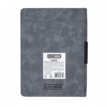 Щоденник недатований VERONA, A5, сірий, штуч. шкіра/поролон, 336 стор Buromax BM.20150-09