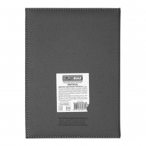 Щоденник недатований VERTICAL, A5, сірий, штуч.шкіра/поролон, 336 стор Buromax BM.20160-09