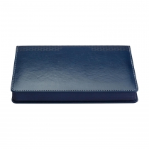 Дневник недатированный VIENNA, A5, синий, штуч.кожа/поролон, 336 стр. Buromax BM.20180-02