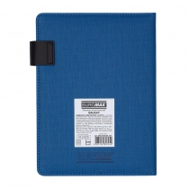 Щоденник недатований GALAXY, A5, синій, штуч.шкіра/поролон, 336 стор Buromax BM.20240-02