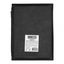 Щоденник недатований CHESTER, A5, чорний, штуч.шкіра/поролон, 336 стор Buromax BM.20270-01