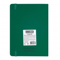 Щоденник недатований TOUCH ME, A5, зелений, штуч.шкіра, 336 стор Buromax BM.20280-04