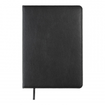 Дневник недатированный PRIME, A5, черный, искусственная кожа Buromax BM.2038-01