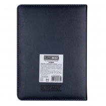 Щоденник недатований PRIME, A5, темно-синій, штуч.шкіра/поролон, 336 стор Buromax BM.20380-03