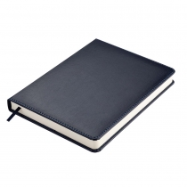 Щоденник недатований PRIME, A5, темно-синій, штуч.шкіра/поролон, 336 стор Buromax BM.20380-03