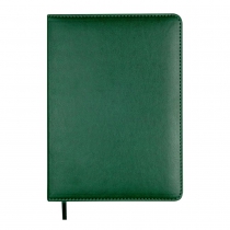 Щоденник недатований PRIME, A5, зелений, штуч.шкіра/поролон, 336 стор Buromax BM.20380-04