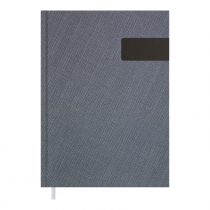 Щоденник недатований MANLY, A5, сірий Buromax BM.2044-09