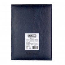 Щоденник недатований STATUT, A5, синій, штуч.шкіра/поролон, 336 стор Buromax BM.20480-02