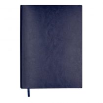 Дневник недатированный IDEAL, A5, синий, штуч.кожа, 336 стр. Buromax BM.20490-02