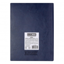 Дневник недатированный IDEAL, A5, синий, штуч.кожа, 336 стр. Buromax BM.20490-02