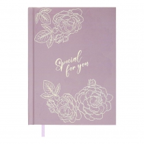 Дневник недатированный полиграфический ONLY, A5, светло-розовый, 336 стр. Buromax BM.20540-43