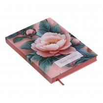 Щоденник недатований поліграфічний FATTORE, A5, рожевий, 336 стор Buromax BM.20600-10