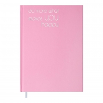 Щоденник недатований MOTIVETION, A5, рожевий Buromax BM.2062-10