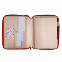 Щоденник недатованийPRIMAVERA, A5, червоний, штуч.шкіра/поролон, 336 стор Buromax BM.20730-05