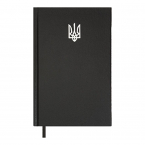 Щоденник недатований  AIRY, A5, чорний , бумвініл, 336 стор Buromax BM.20731-01