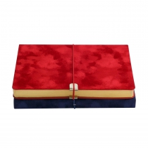 Щоденник недатований VELOUR, A5, червоний, штуч.шкіра, 336 стор Buromax BM.20770-05