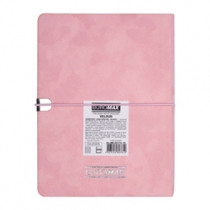 Щоденник недатований VELOUR, A5, рожевий, штуч.шкіра, 336 стор Buromax BM.20770-10