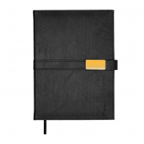 Щоденник недатований LEROY, A5, чорний, штуч.шкіра, 336 стор Buromax BM.20780-01