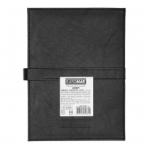 Щоденник недатований LEROY, A5, чорний, штуч.шкіра, 336 стор Buromax BM.20780-01