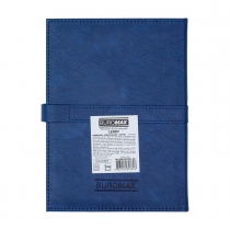 Щоденник недатований LEROY, A5, синій, штуч.шкіра, 336 стор Buromax BM.20780-02