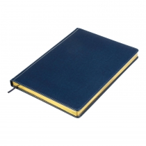 Дневник недатированный BRAVO, L2U, А4, синий, искусственная кожа/поролон Buromax BM.2097-02