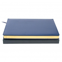 Дневник недатированный BRAVO, L2U, A4, черный, штуч.кожа/поролон, 336 стр. Buromax BM.20970-01