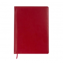Щоденник недатований BRAVO, L2U, А4, червоний, штуч.шкіра/поролон, 336 стор Buromax BM.20970-05