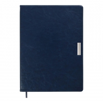 Дневник недатированный SALERNO, L2U, А4, синий, искусственная кожа Buromax BM.2099-02
