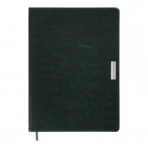 Дневник недатированный SALERNO, L2U, А4, зеленый, искусственная кожа Buromax BM.2099-04