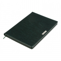 Щоденник недатований SALERNO, L2U, А4, зелений, штучна шкіра Buromax BM.2099-04