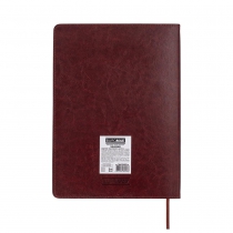 Дневник недатированный SALERNO, L2U, А4, коричневый, штуч.кожа, 336 стр. Buromax BM.20990-25