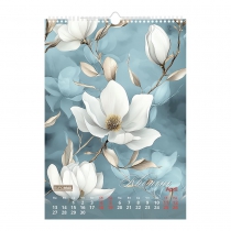 Календар настінний 2026 р., А3, 1 пружина, Flowers Buromax BM.210604